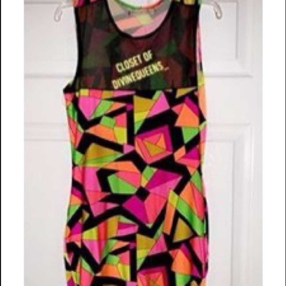 Neon colors dress